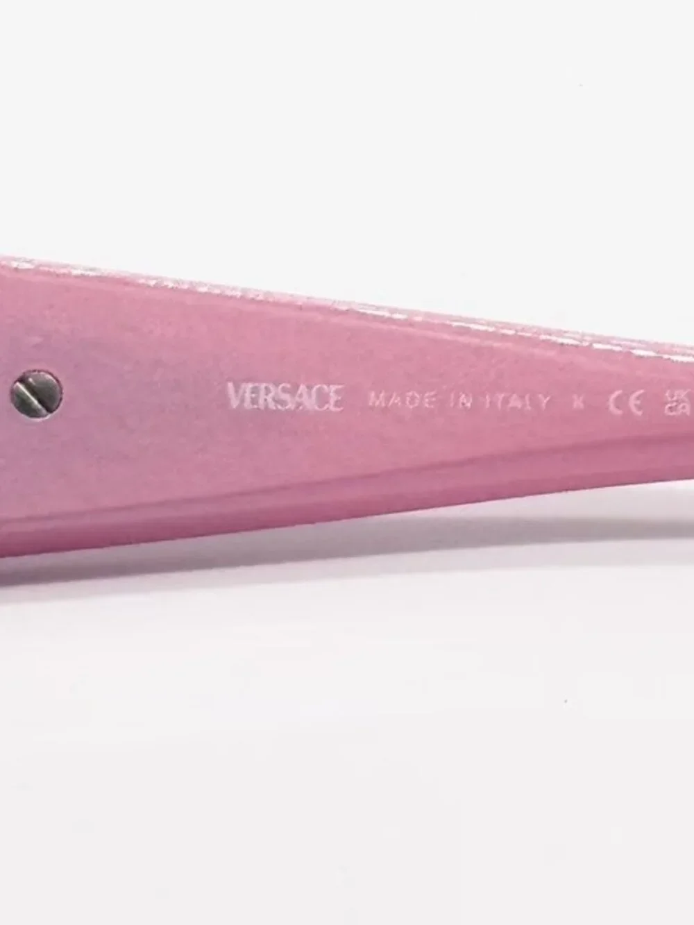 NEW VERSACE VE4485 5521/Z PINK ROSE GOLD MIRROR PINK LENS SUNGLASSES AUTHENTIC